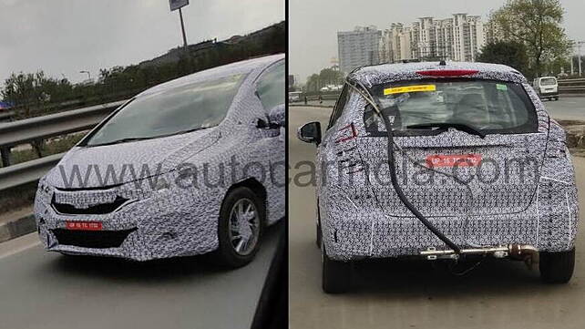 BS6 Honda Jazz spied testing ahead of launch