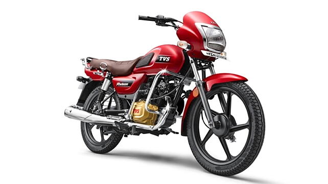 TVS Radeon Front Right Three-Quarter