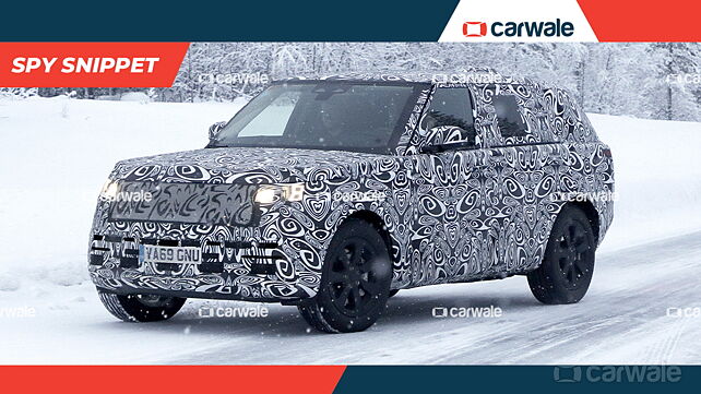 India-bound new-gen Range Rover spotted testing in snow