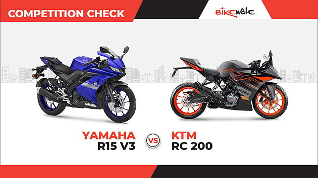 Yamaha YZF-R15 V3 BS6 vs KTM RC 200 BS6: Competition Check