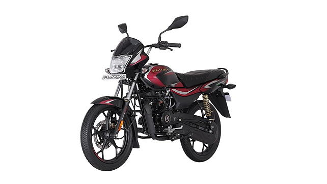 Bajaj Platina 110 H-Gear Front Left Three-Quarter