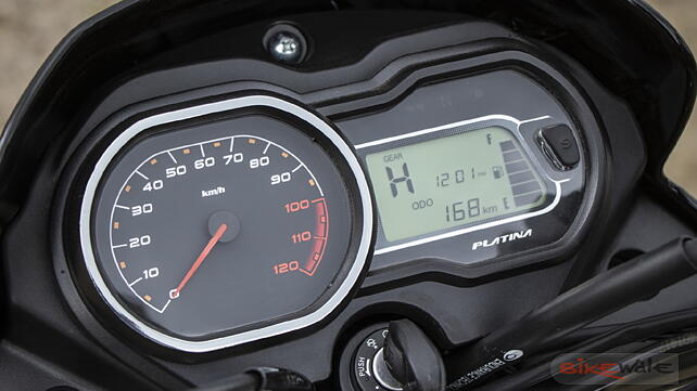 Bajaj Platina 110 H-Gear Instrument cluster