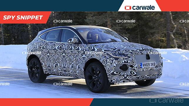 India-bound Jaguar E-Pace facelift spotted testing