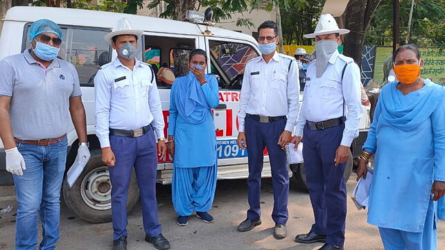 एमजी इंडिया देशभर की 4,000 पुलिस की गाड़ियों को करेगी सेनिटाइज़