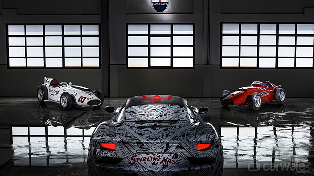 Maserati MC20 teased paying homage to Sir Stirling Moss