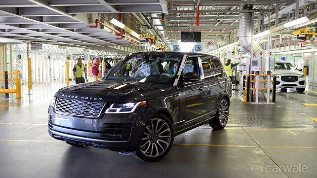 Land Rover recommences production across its manufacturing facilities