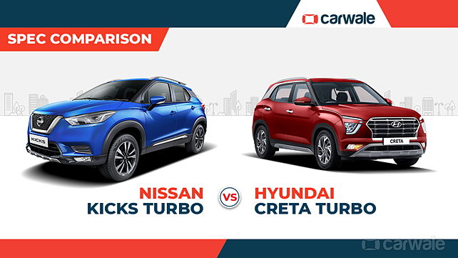Nissan Kicks Turbo vs Hyundai Creta Turbo: Spec comparison