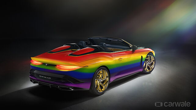 Bentley Mulliner Bacalar gets a unique rainbow paint job
