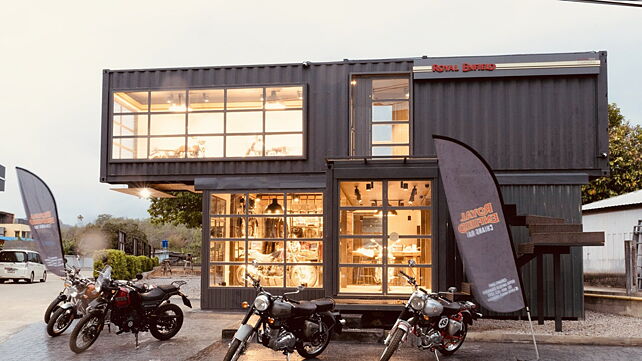 Royal Enfield inaugurates movable showroom in Thailand