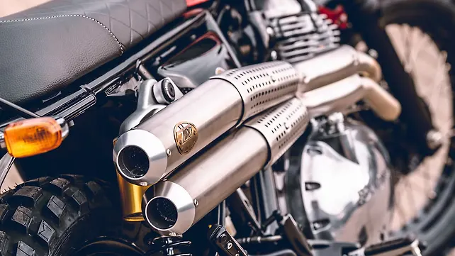 royal enfield interceptor 650 scrambler exhaust