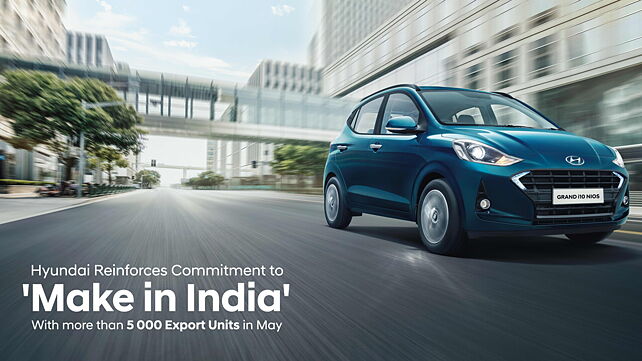 Hyundai India pulls off more than 5000 export units in May 20