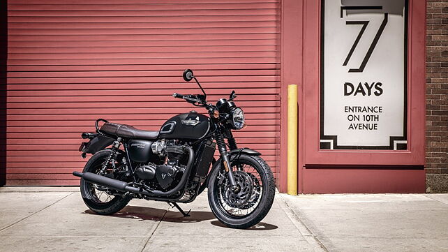 Triumph Bonneville T100 and T120 Black editions launched in India