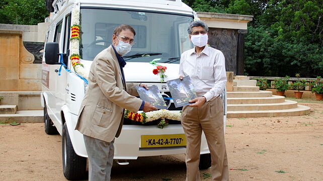 Toyota provides a mobile medical unit for COVID-19 testing in Karnataka