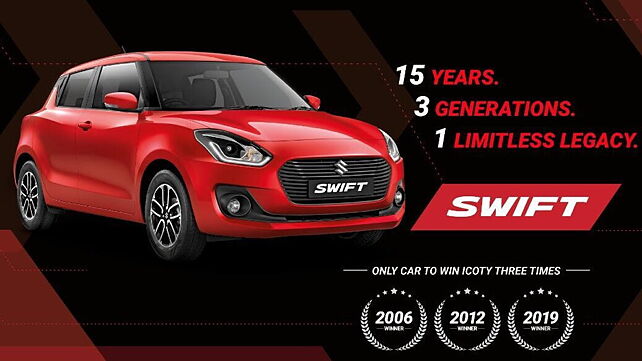 Maruti Suzuki Swift celebrates 15 years in India