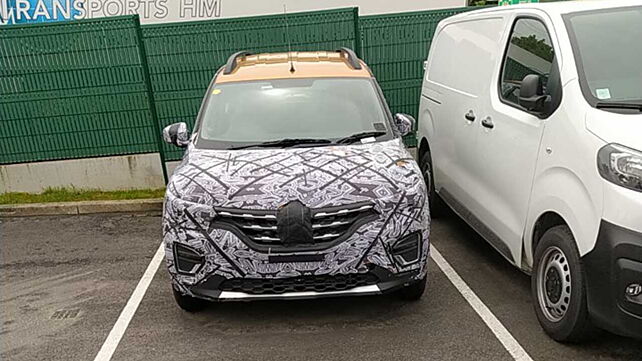 India-made Renault Triber spied in Europe