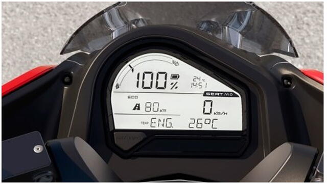 TVS iQube Instrument cluster