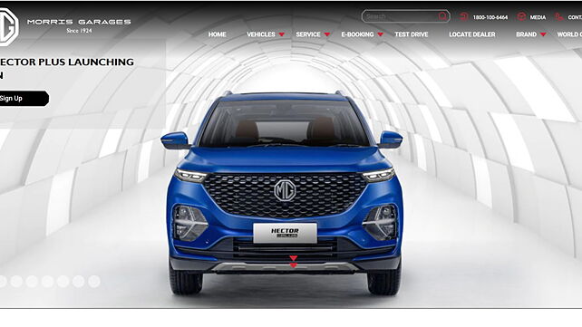 MG Hector Plus listed on the official website ahead of July launch