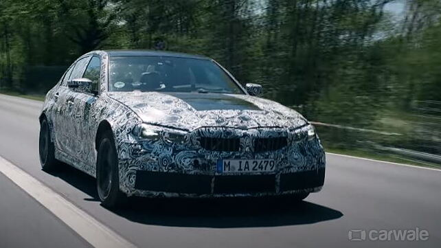 2021 BMW M3 teased undergoing testing at Nurburgring