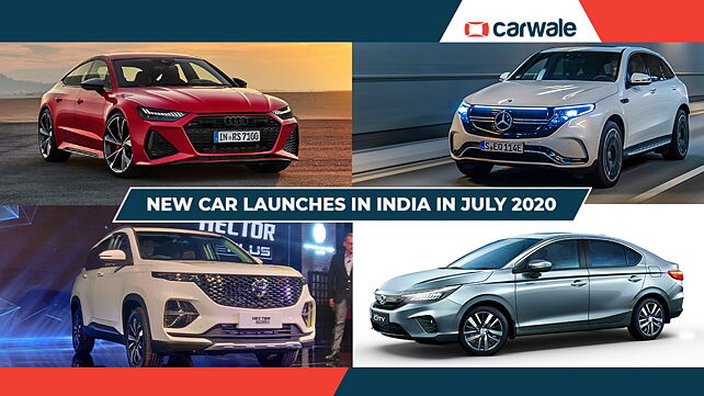 New car launches in India in July 2020