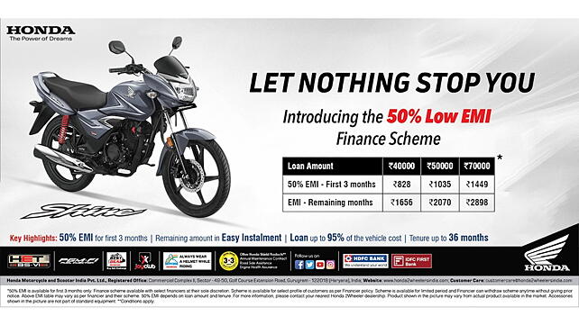 Honda activa no cost emi sale