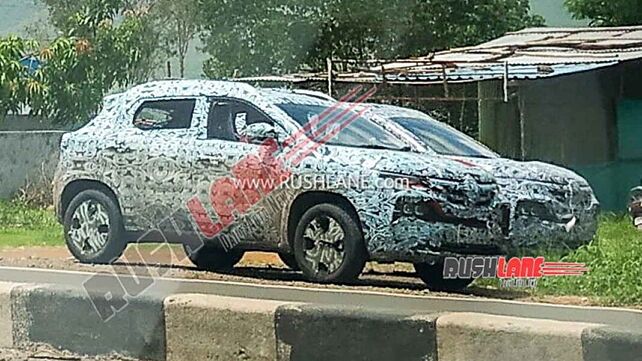 Renault Kiger (Hyundai Venue rival) spied testing as launch nears