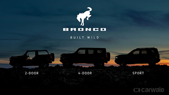 Ford Bronco teased in all three body styles ahead of 13 July debut