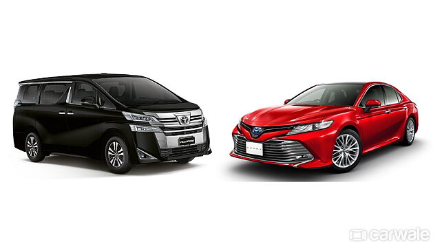 Toyota Vellfire, Camry Hybrid prices hiked in India