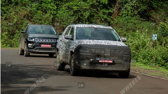 New Jeep Compass facelift spotted testing yet again in India