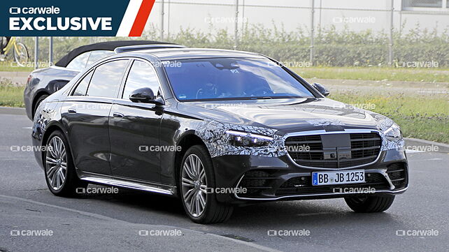 Next-generation Mercedes-Benz S-Class spied with minimal camouflage 