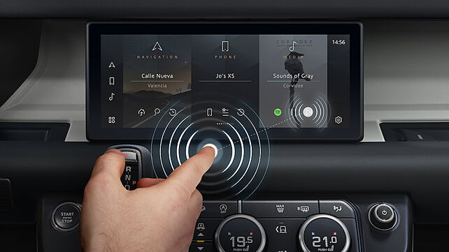 Jaguar Land Rover develops new contactless touchscreen technology 