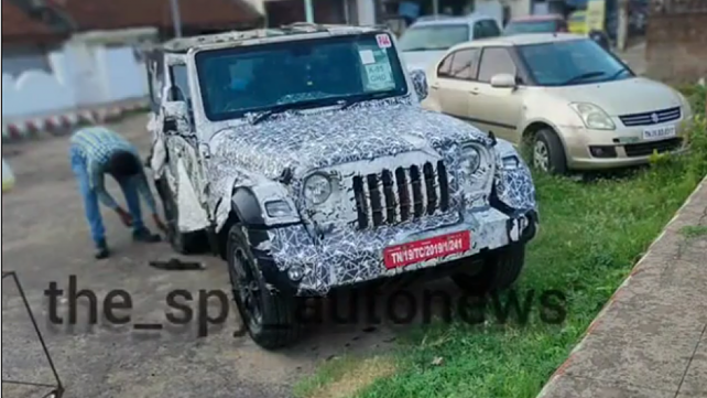 New-gen Mahindra Thar spotted yet again; likely to launch by end-2020