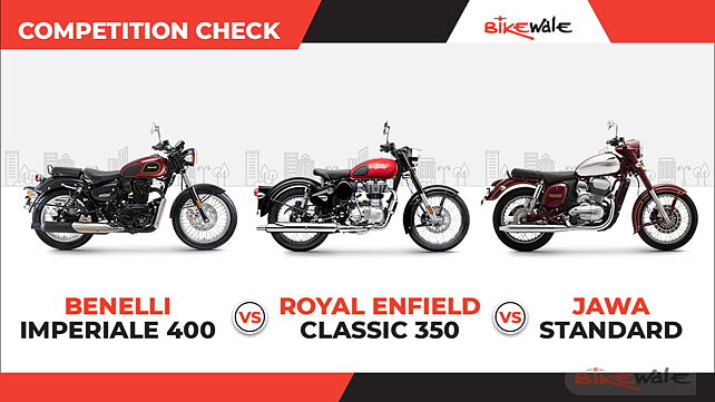 BS6 Benelli Imperiale 400 vs Royal Enfield Classic 350 vs Jawa Standard: Competition Check 