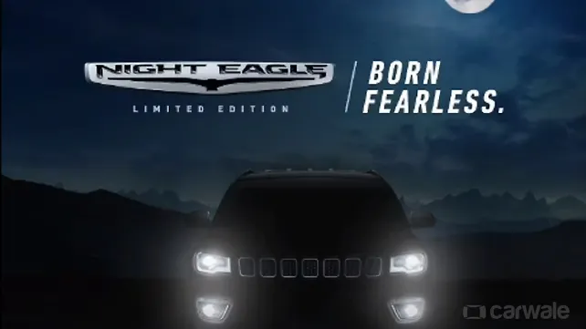 Jeep Compass Night Eagle edition teased yet again Jeep Compass Night Eagle edition teased yet again