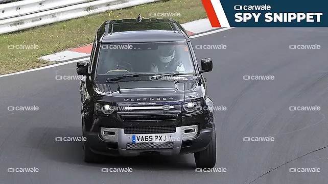 Land Rover Defender V8 spied at the Nurburging Land Rover Defender V8 spied at the Nurburging
