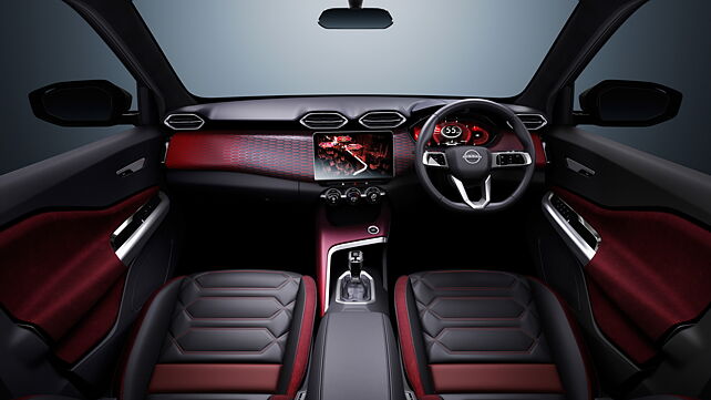 Nissan Magnite sub-four metre SUV concept interior details revealed