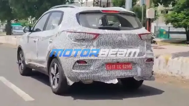 MG ZS Petrol begins testing in India