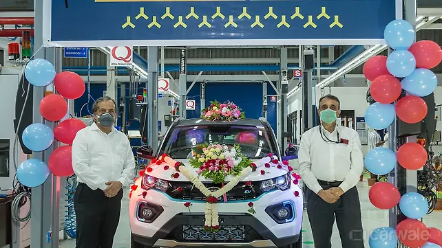 Tata Nexon EV achieves 1,000 units production milestone Tata Nexon EV achieves 1,000 units production milestone