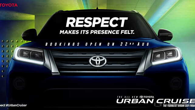 Toyota Urban Cruiser bookings to open on 22 August