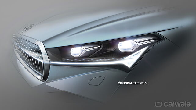 Skoda Enyaq teased with full-LED Matrix lights ahead of 1 September debut