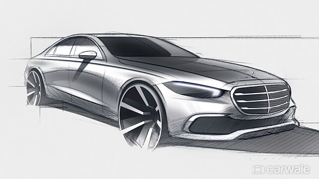 New Mercedes-Benz S-Class teased in design sketch ahead of 2 September debut