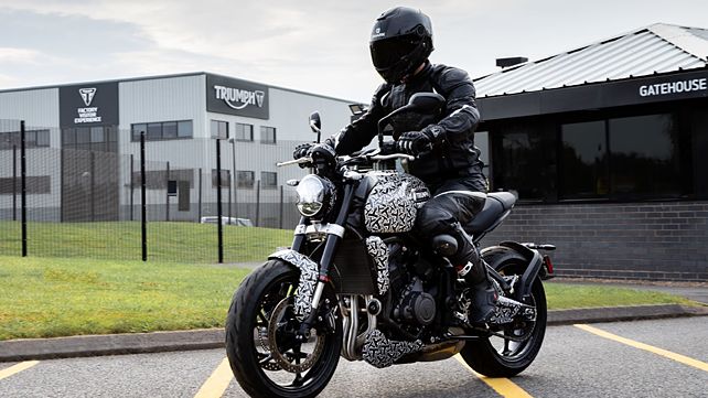 Upcoming Triumph Trident roadster enters final stage of testing