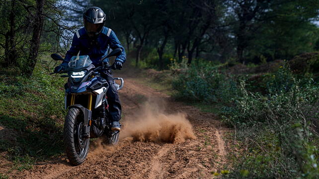 BMW G 310 GS Action