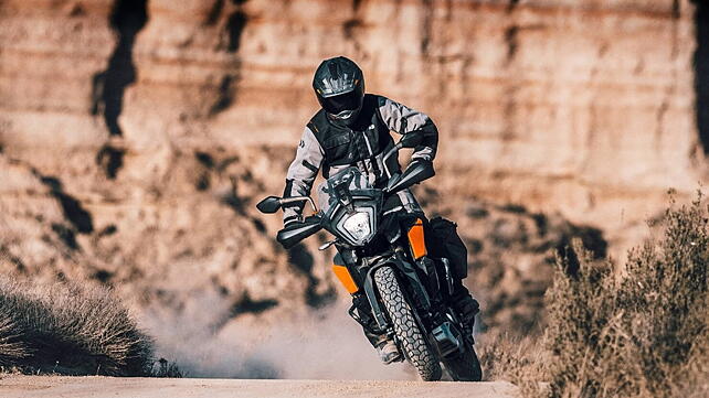 KTM 250 Adventure action