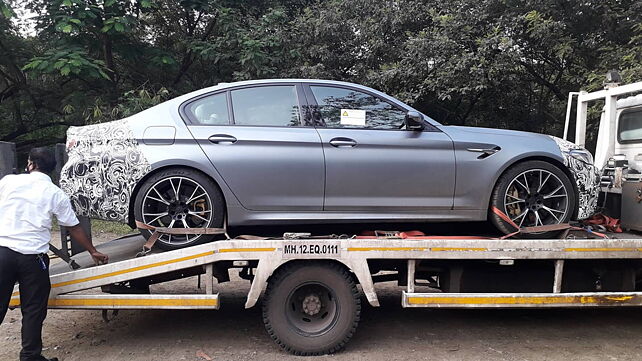 BMW M5 facelift spotted in India; launch likely soon