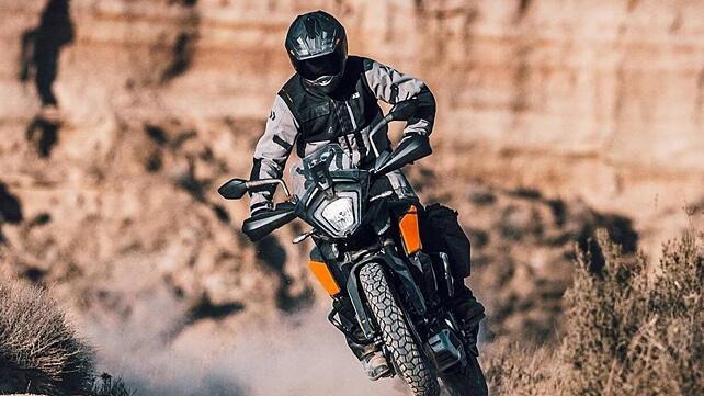 KTM 250 Adventure action