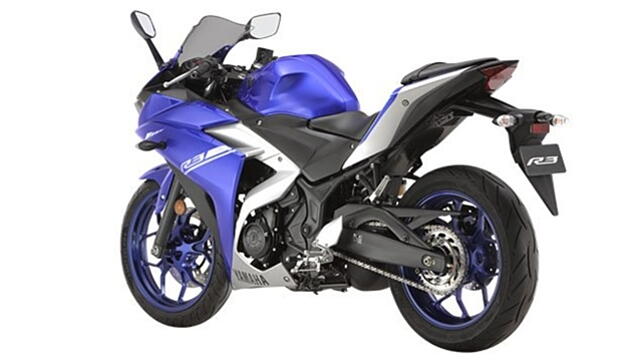 Yamaha YZF R3 Left Rear Three Quarter