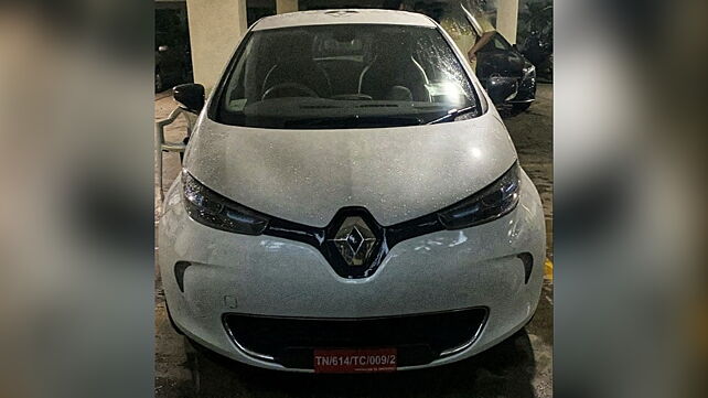Renault Zoe EV sighted on Indian soil 