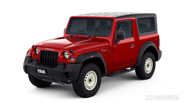 New Mahindra Thar AX Std and AX variants removed from the website; discontinued?