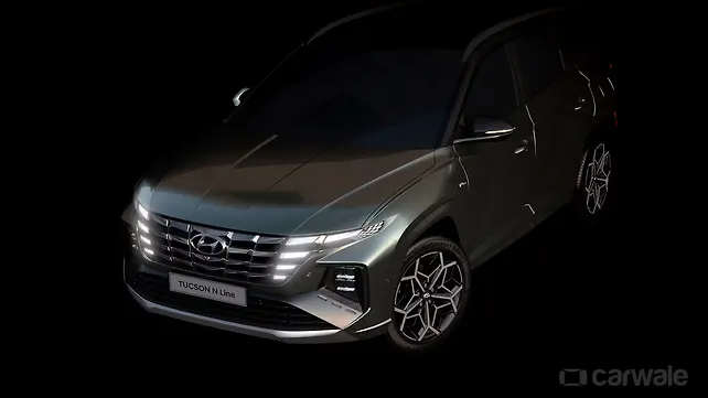 Hyundai has teased the new Tucson in the N Line guise Hyundai has teased the new Tucson in the N Line guise
