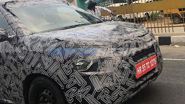 Citroen mini SUV spied testing on Indian roads